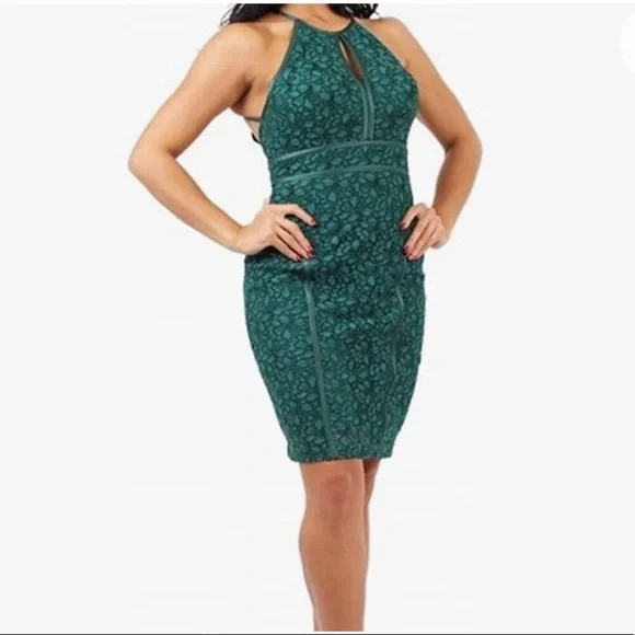 adrianna papell blue lace sheath dress Navy Cap Sleeve Foil Lace Sheath Dress main image 1